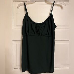 Old Navy Dark Green Spaghetti Strap Camisole